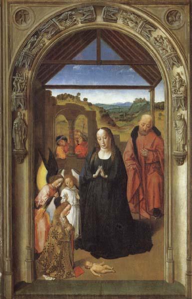 Dieric Bouts The Annunciation,The Visitation,THe Adoration of theAngels,The Adoration of the Magi oil painting picture
